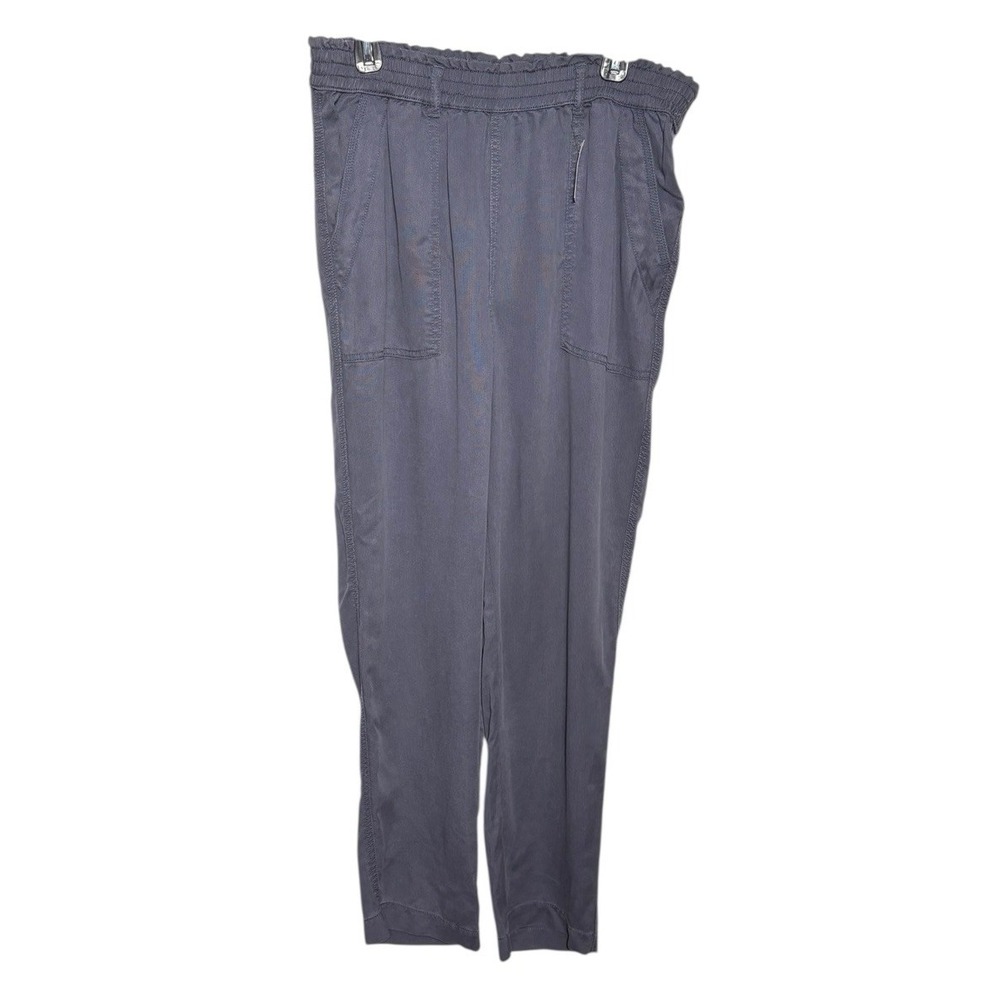 Lane Bryant‎ Straight Leg Lyocell Pull On Pants Blue Size 12 Tall Long NEW